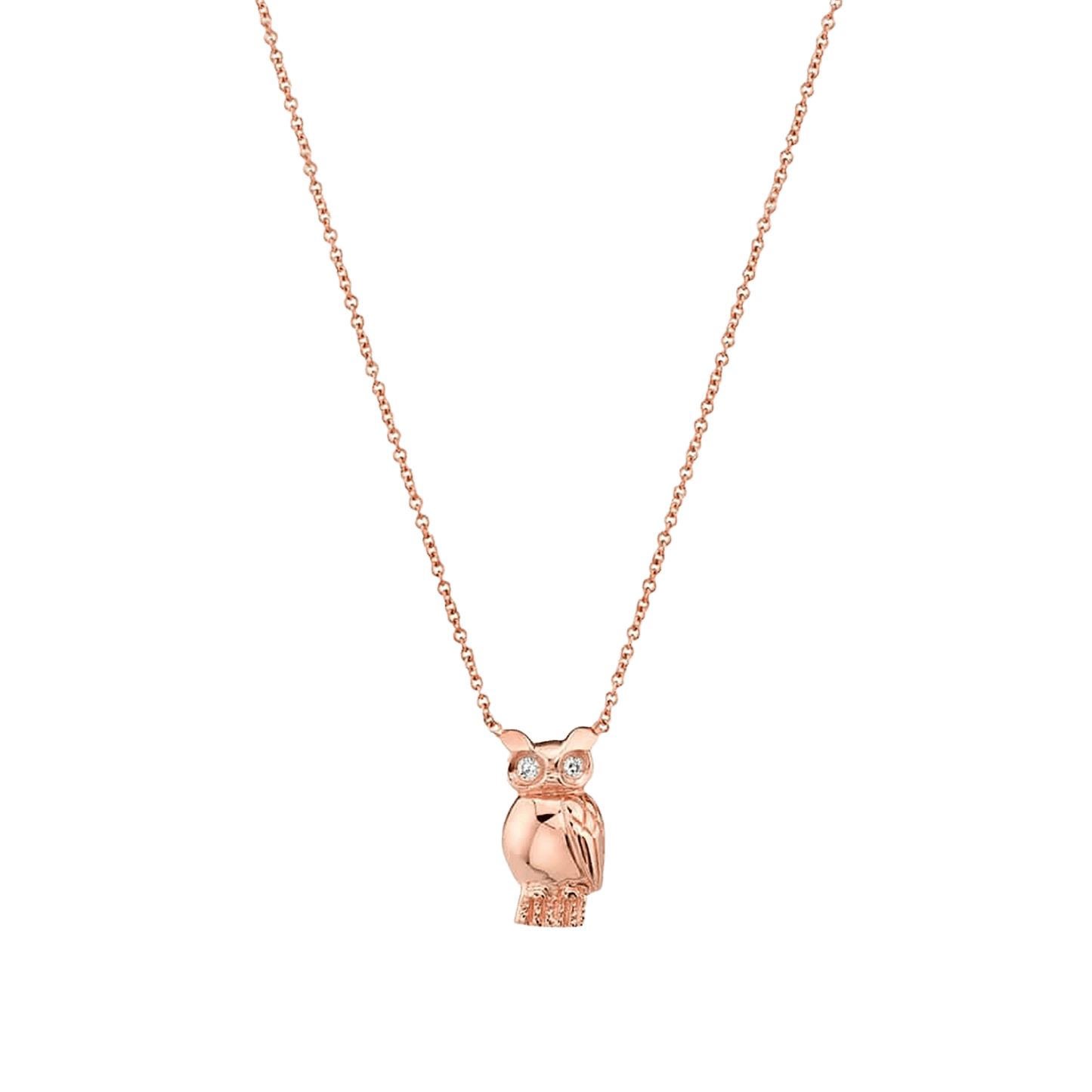 Kids Owl Necklace - Lotus Diamond