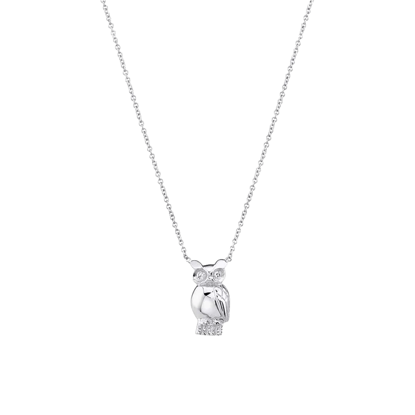 Kids Owl Necklace - Lotus Diamond