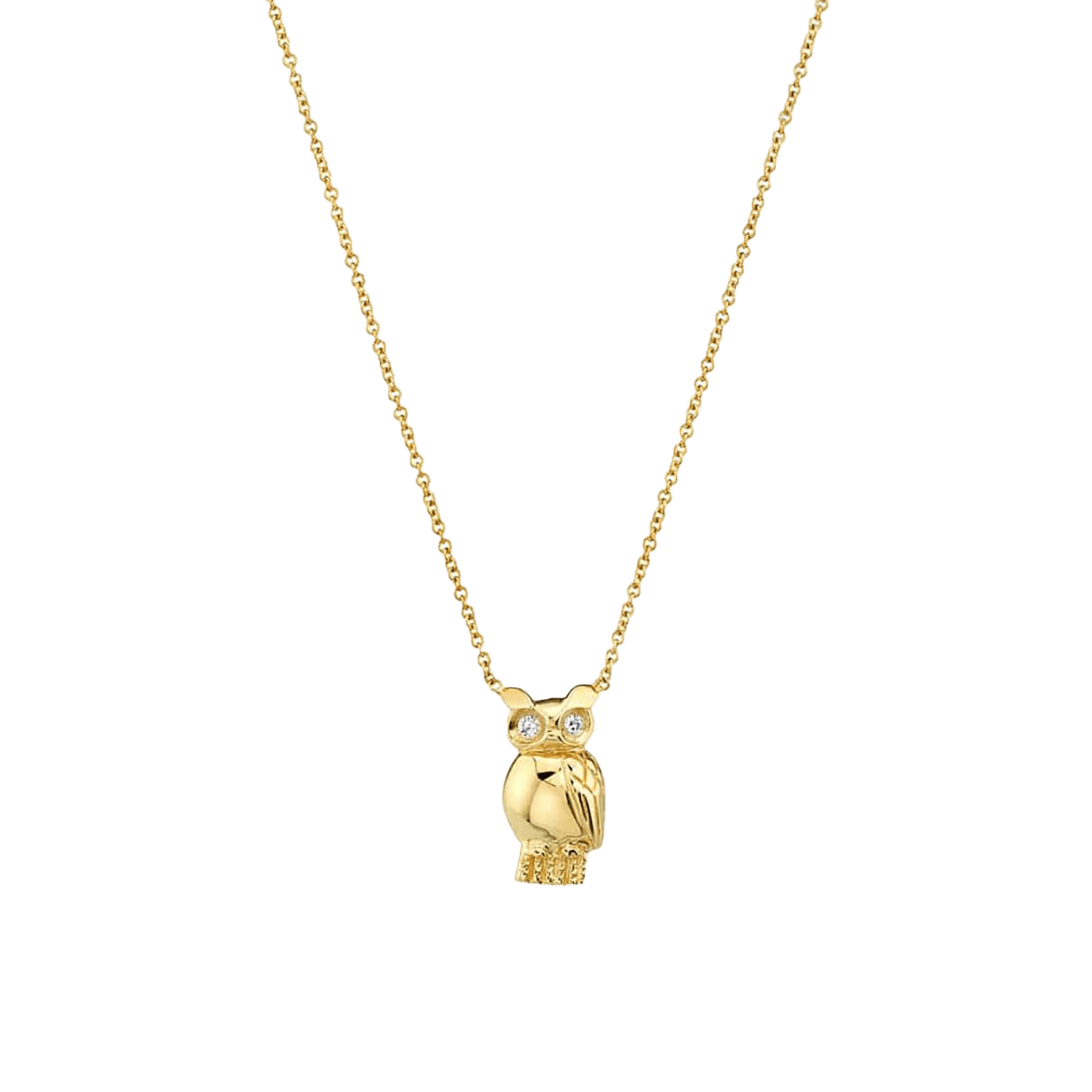 Kids Owl Necklace - Lotus Diamond