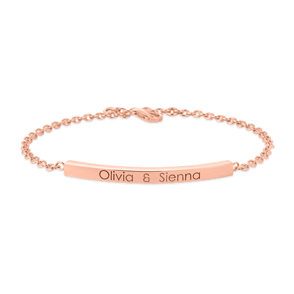 Kids Quad Bar Bracelet - Lotus Diamond
