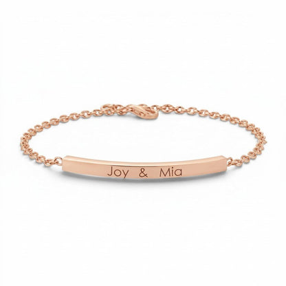 Kids Quad Bar Bracelet - Lotus Diamond