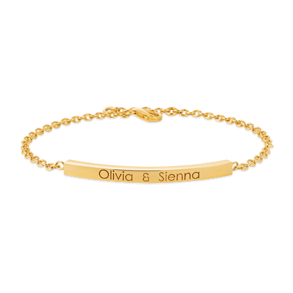 Kids Quad Bar Bracelet - Lotus Diamond