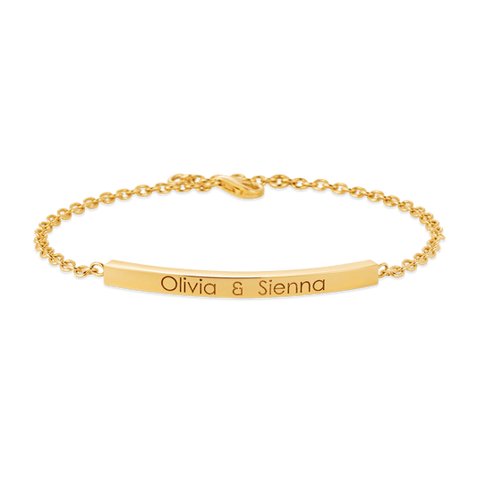 Kids Quad Bar Bracelet - Lotus Diamond