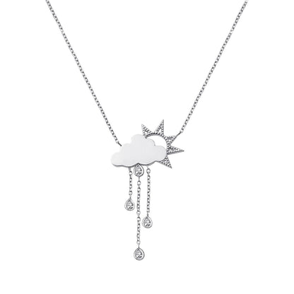 Kids Rainy Day Necklace - Lotus Diamond