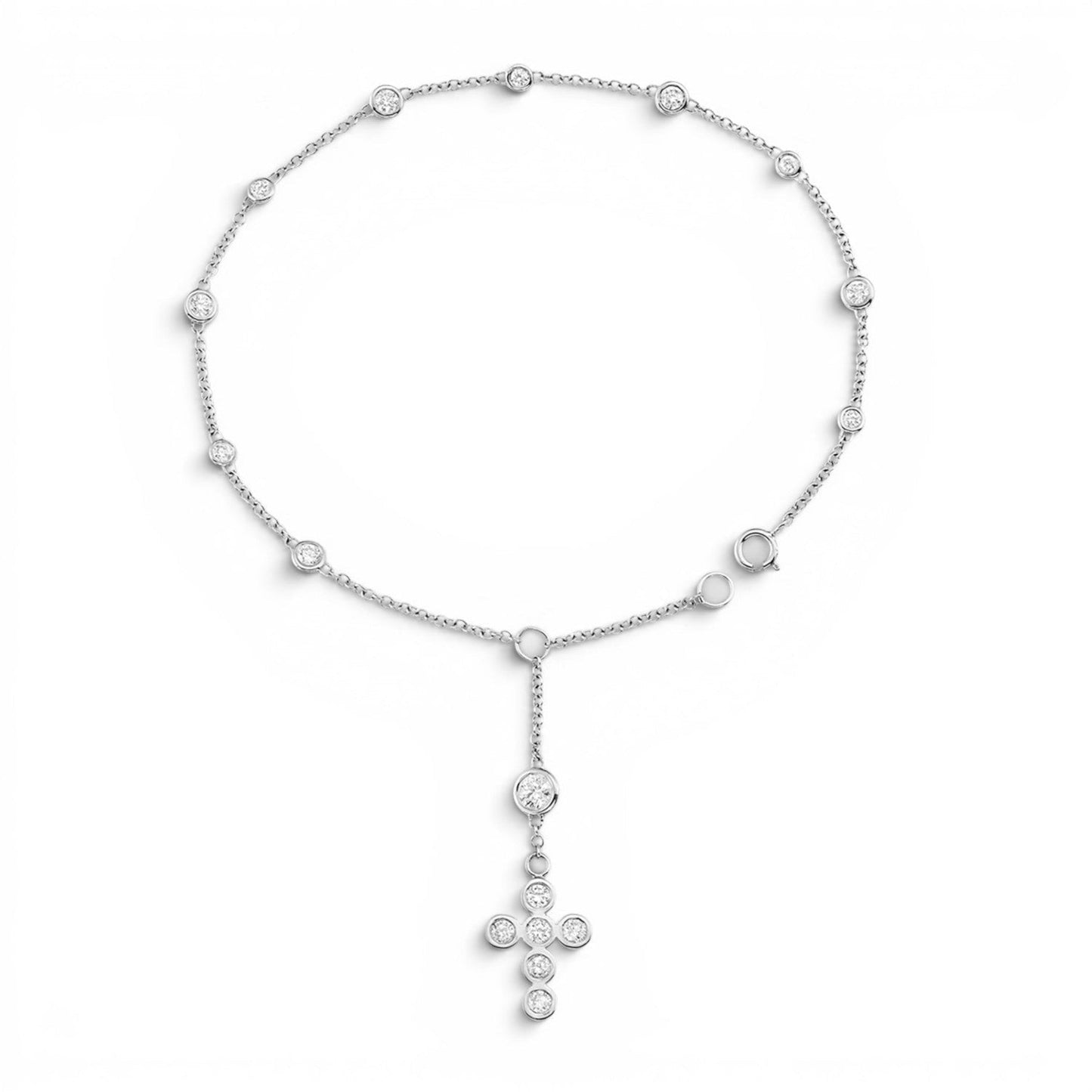 Kids Religious Rosary Bracelet - Lotus Diamond