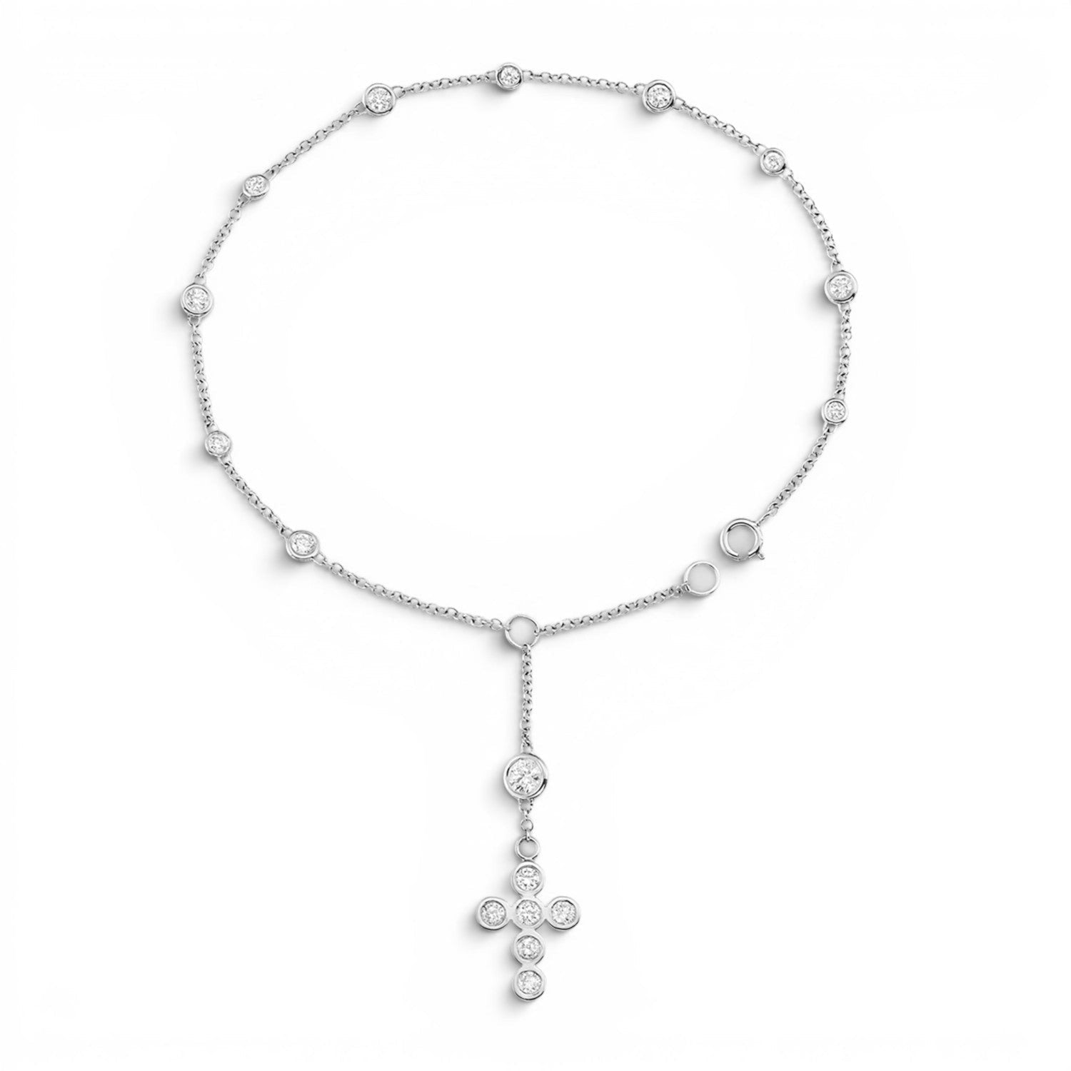 Kids Religious Rosary Bracelet - Lotus Diamond