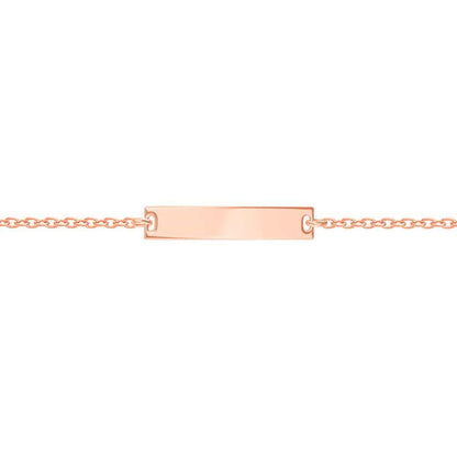 Kids Signature Classic Engravable ID Bracelet - Lotus Diamond