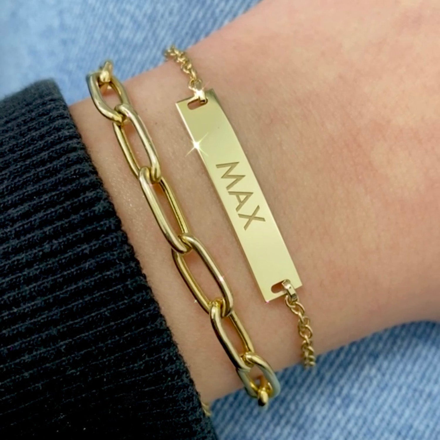 Kids Signature Classic Engravable ID Bracelet - Lotus Diamond