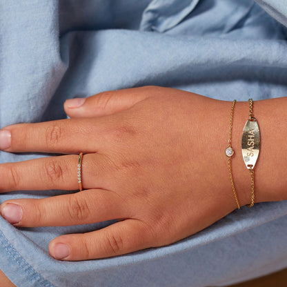 Kids Solitaire Diamond Bracelet - Lotus Diamond