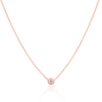 Kids Solitaire Diamond Necklace - Lotus Diamond