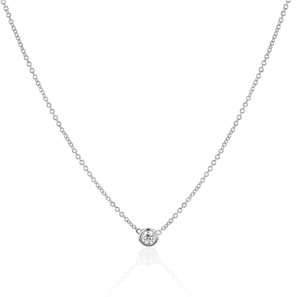 Kids Solitaire Diamond Necklace - Lotus Diamond