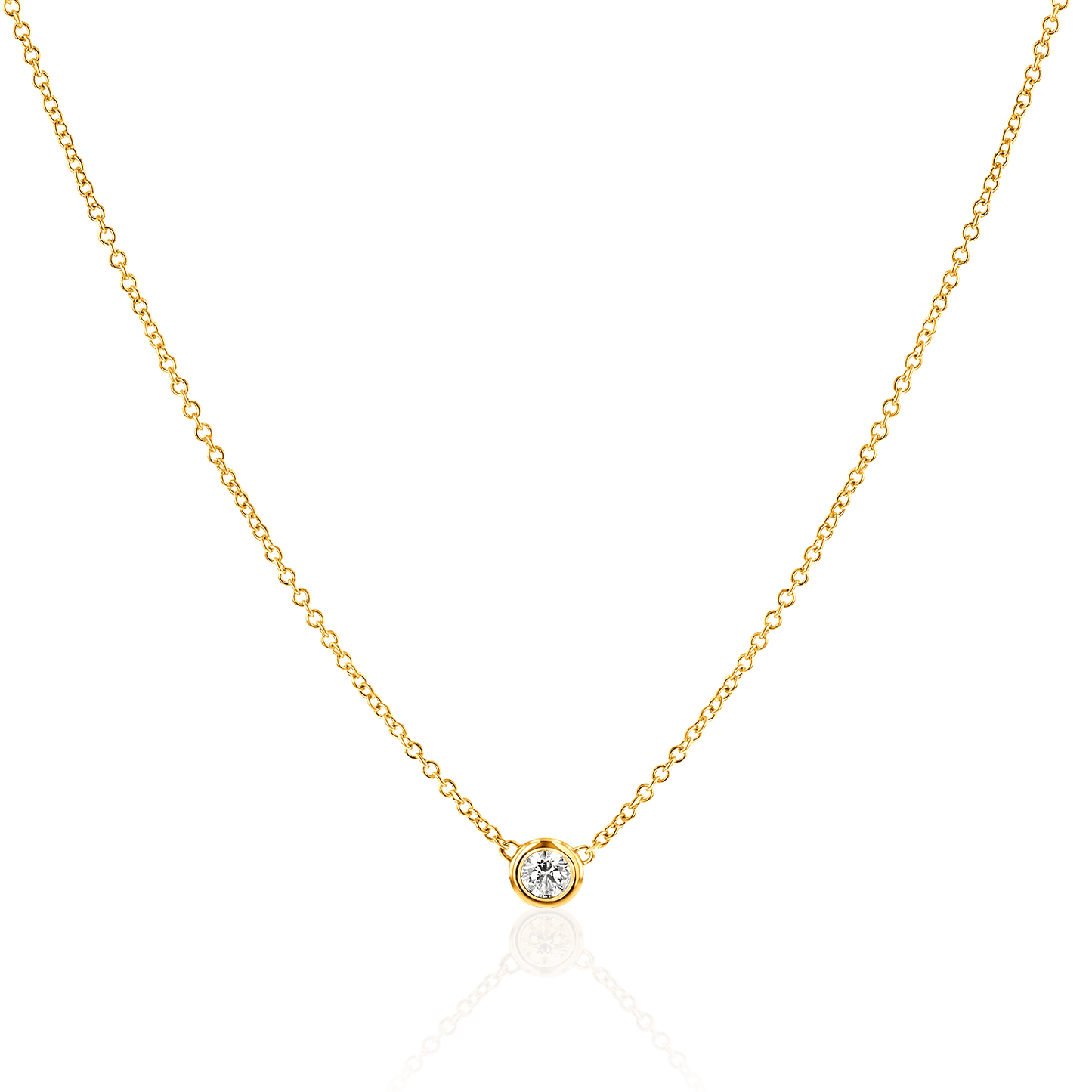 Kids Solitaire Diamond Necklace - Lotus Diamond