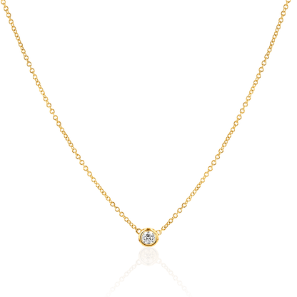 Kids Solitaire Diamond Necklace - Lotus Diamond