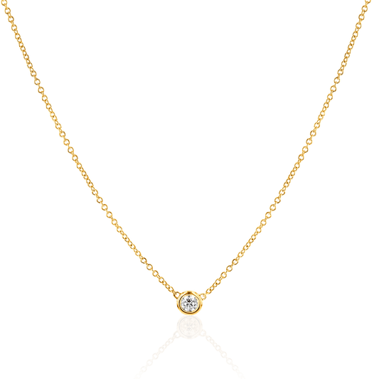 Kids Solitaire Diamond Necklace - Lotus Diamond