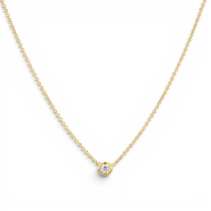 Kids Solitaire Diamond Necklace - Lotus Diamond