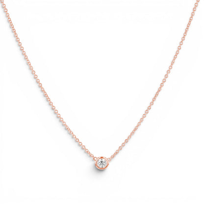 Kids Solitaire Diamond Necklace - Lotus Diamond