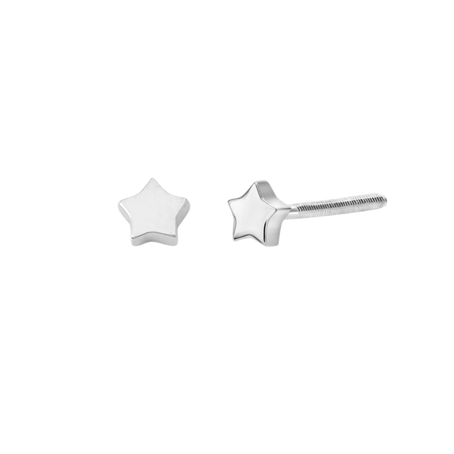 Kids Star Stud Earrings - Lotus Diamond