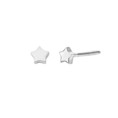 Kids Star Stud Earrings - Lotus Diamond