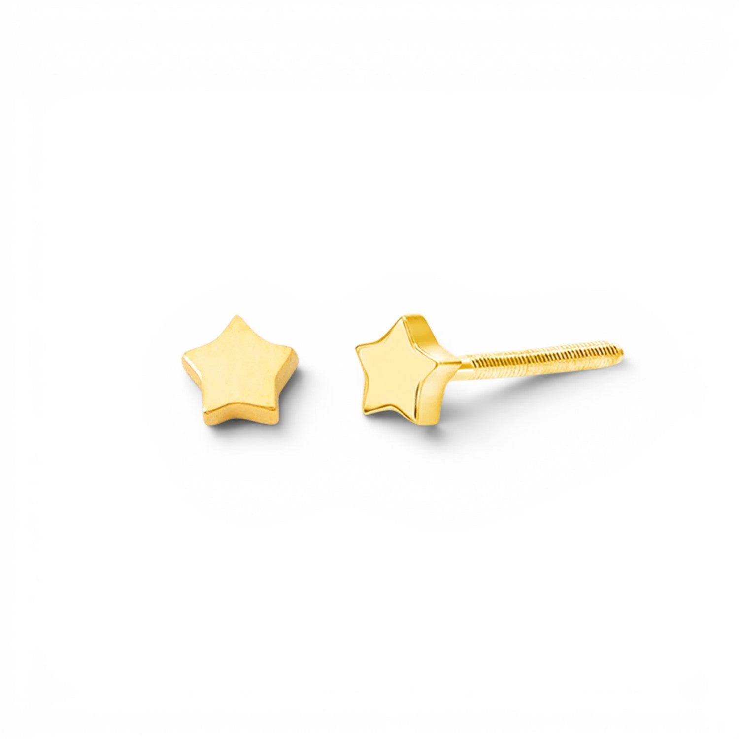 Kids Star Stud Earrings - Lotus Diamond