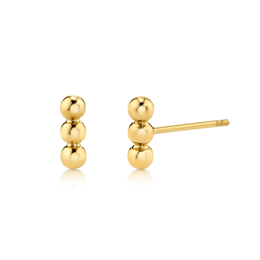 Kids Trio Ball Earrings - Lotus Diamond