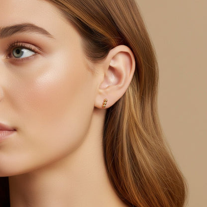 Kids Trio Ball Earrings - Lotus Diamond