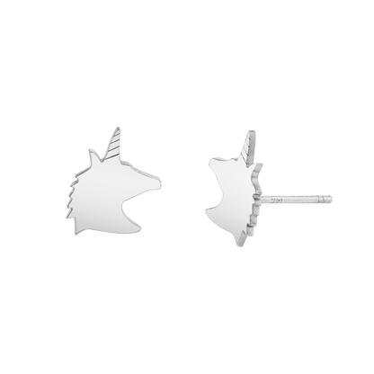 Kids Unicorn Stud Earrings - Lotus Diamond