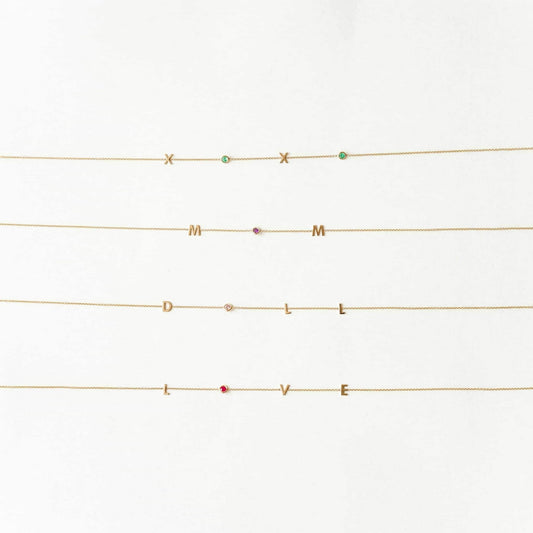 Kids Word Spell Bracelet - Lotus Diamond