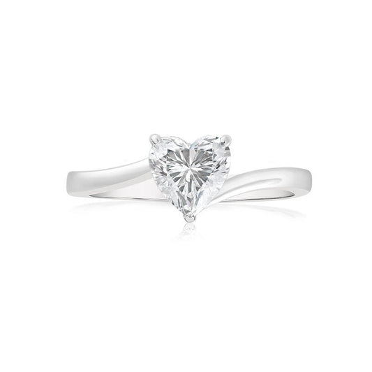 Lab grown Diamond 18K ring setting - Lotus Diamond