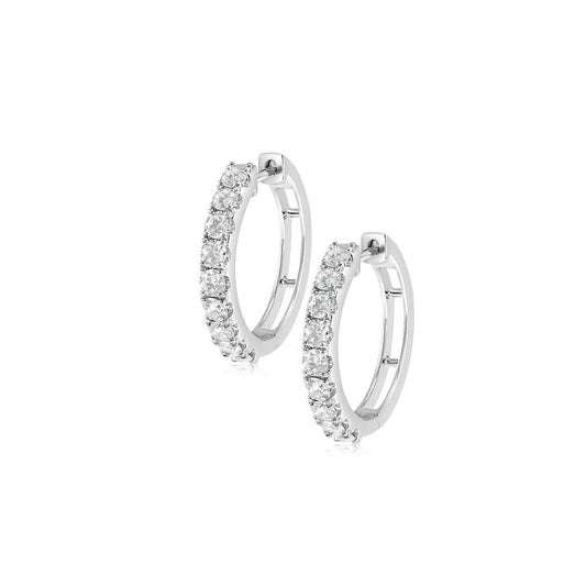 Lab - grown Diamond Earrings 1ctw - Lotus Diamond