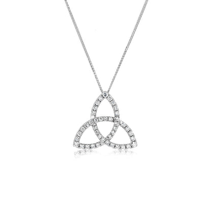 Lab - grown Diamond Necklace 0.80 ctw - Lotus Diamond