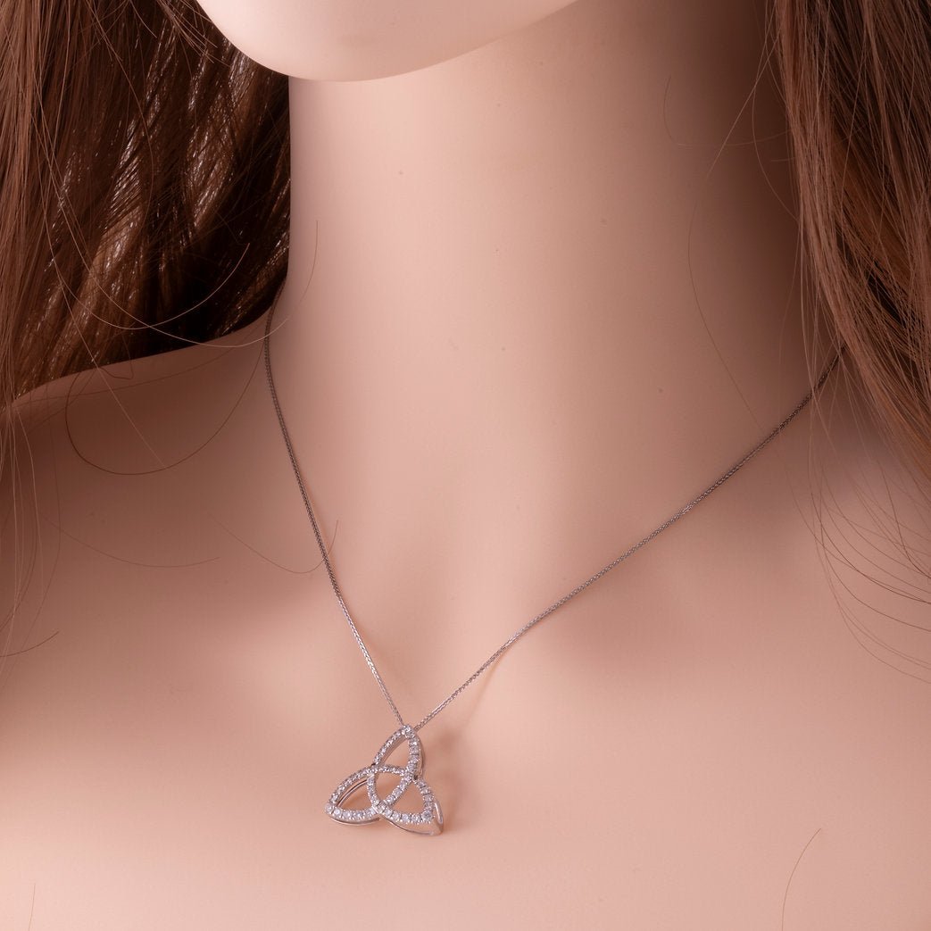 Lab - grown Diamond Necklace 0.80 ctw - Lotus Diamond