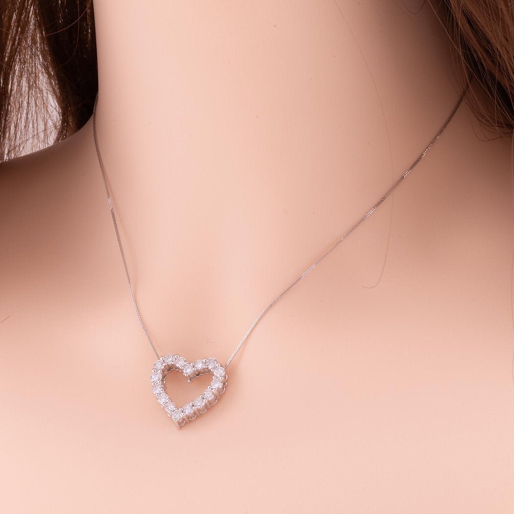 Lab - grown Diamond Necklace 2.04 ctw - Lotus Diamond