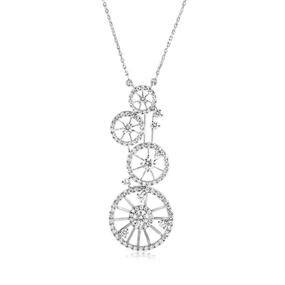 Lab - grown diamond necklace (2.30 carats) - Lotus Diamond