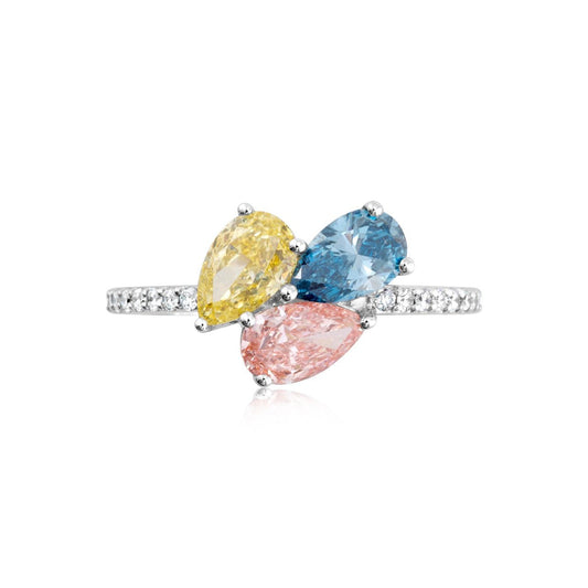Lab grown Diamond Ring 0.99ctw - Lotus Diamond