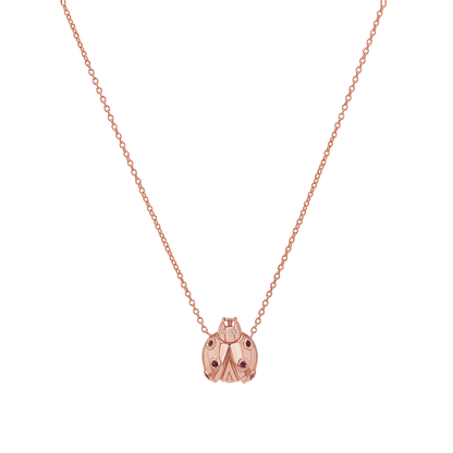 Little Miss Ladybug Necklace - Lotus Diamond