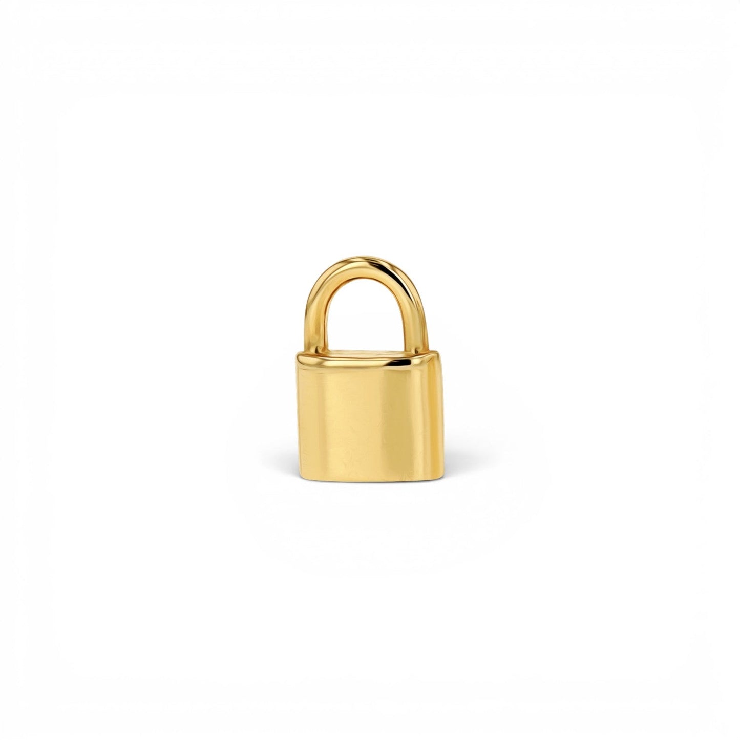 Love Padlock Stud Earrings - Lotus Diamond