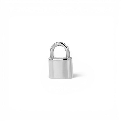 Love Padlock Stud Earrings - Lotus Diamond