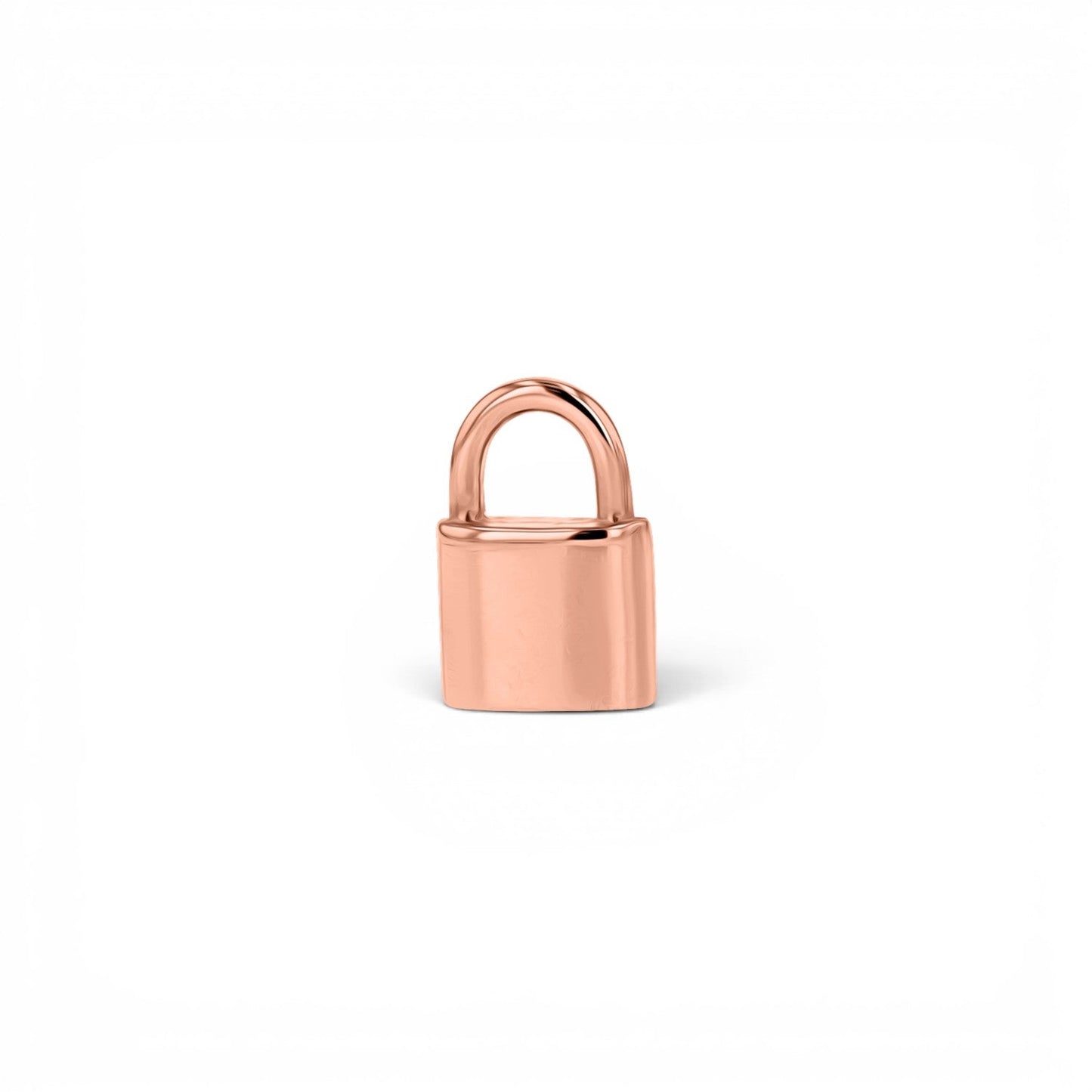 Love Padlock Stud Earrings - Lotus Diamond