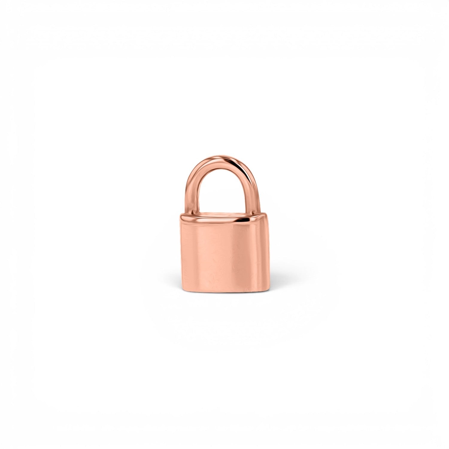 Love Padlock Stud Earrings - Lotus Diamond