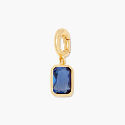 Mackenzie Hinge Birthstone Charm - Lotus Diamond