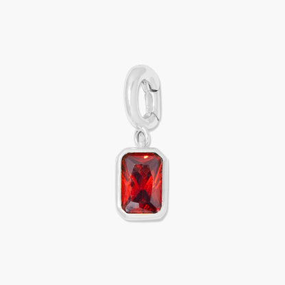 Mackenzie Hinge Birthstone Charm - Lotus Diamond