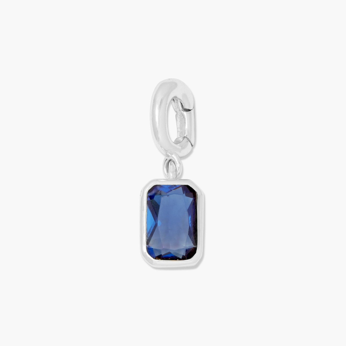 Mackenzie Hinge Birthstone Charm - Lotus Diamond