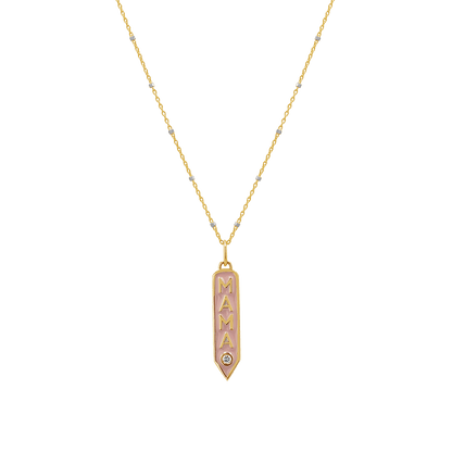 Mama Diamond Dagger Charm - Lotus Diamond
