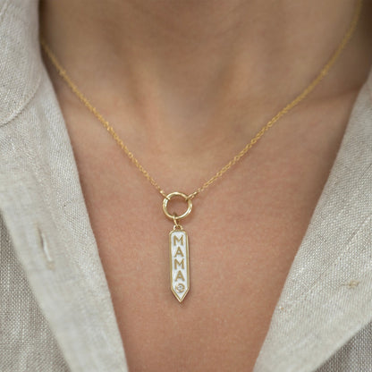 Mama Diamond Dagger Charm - Lotus Diamond