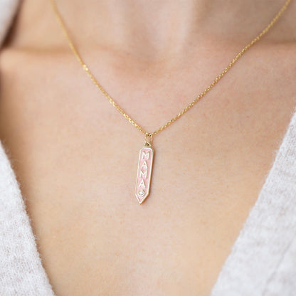 Mama Diamond Dagger Charm - Lotus Diamond