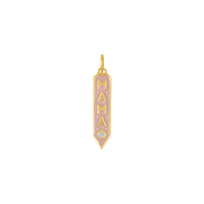 Mama Diamond Dagger Charm - Lotus Diamond