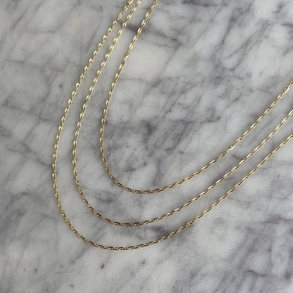 Mariner Anchor Chain Link Necklace - Lotus Diamond