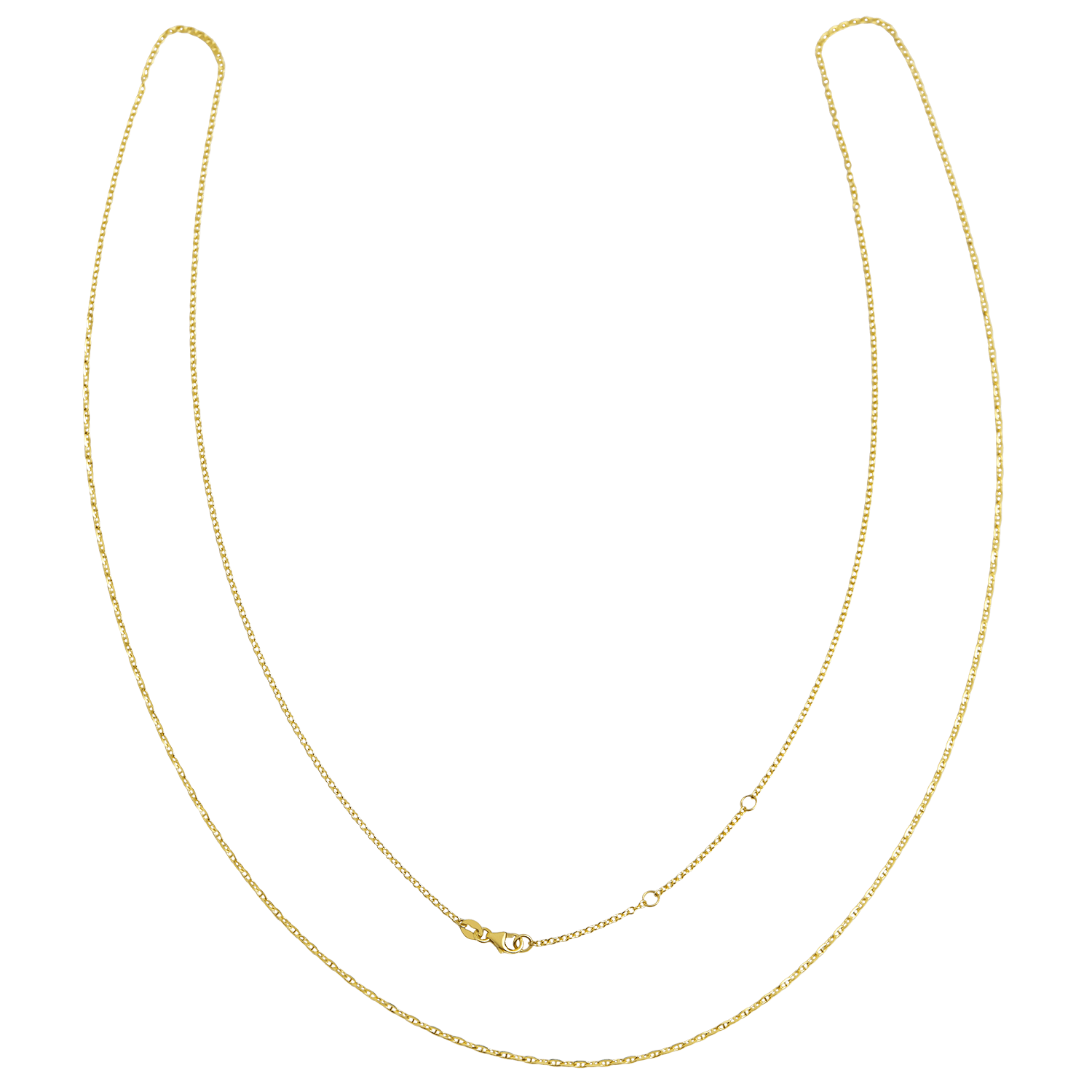 Mariner Anchor Link Belly Chain - Lotus Diamond
