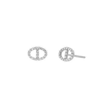 Mariner Diamond Stud Earrings - Lotus Diamond