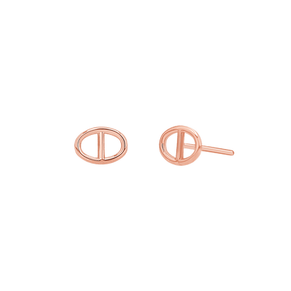 Mariner Stud Earrings - Lotus Diamond